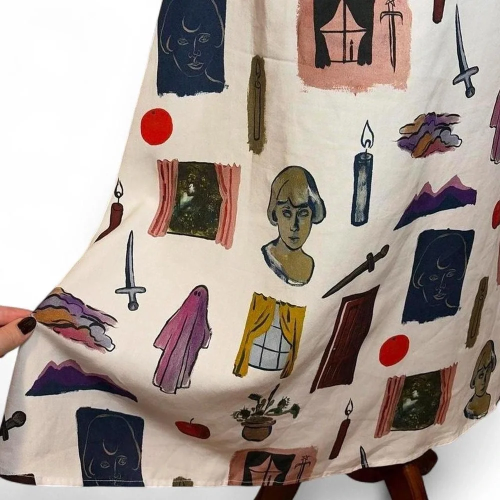 Samantha Pleet Dress in Dreaming Print. Size 4